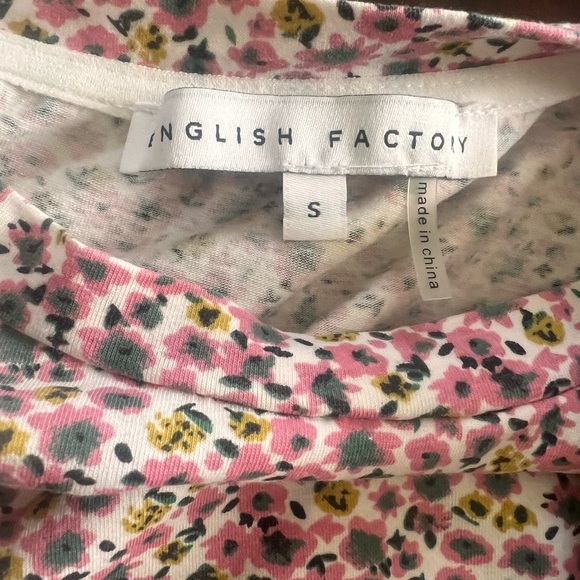 English Factory Puff Sleeve Blouse Boxy Fit - Small - Picture 4 of 6